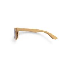 Vue Lunettes de soleil en bambou - Sanibel de couleur beige| Krokrodeal