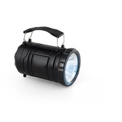 Vue Lanterne 2 en 1 en ABS et PS - Olympos de couleur noir| Krokrodeal