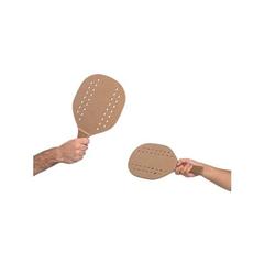 Vue Raquettes de plage en MDF - Tapia de couleur beige| Krokrodeal