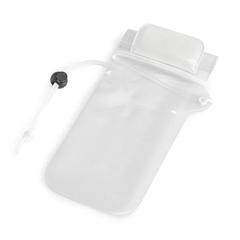 Vue Étui pour téléphone portable en PVC résistant à l'eau - Egeu de couleur blanc| Krokrodeal