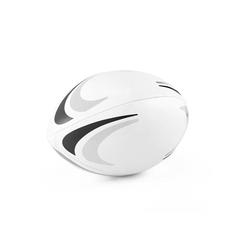 Vue Ballon de rugby - Lomu de couleur gris| Krokrodeal