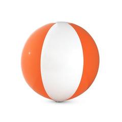 Vue Ballon de plage gonflable - Cruise de couleur orange| Krokrodeal