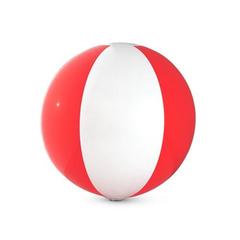 Vue Ballon de plage gonflable - Cruise de couleur rouge| Krokrodeal