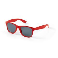 Vue Lunettes de soleil en PC - Celebes de couleur rouge| Krokrodeal