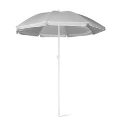 Vue Parasol inclinable 210T avec doublure argentée - Parana de couleur gris| Krokrodeal