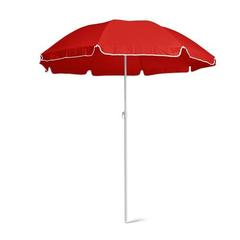 Vue Parasol en 170T - Dering de couleur rouge| Krokrodeal