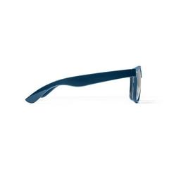 Vue Lunette de soleil en PET (100% rPET) - Salema de couleur bleu| Krokrodeal