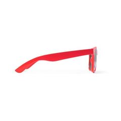 Vue Lunette de soleil en PET (100% rPET) - Salema de couleur rouge| Krokrodeal