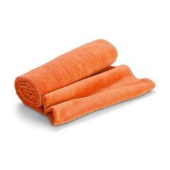 Vue Serviette de plage - Sardegna de couleur orange| Krokrodeal