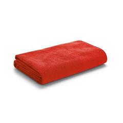Vue Serviette de plage en microfibre (250 g/m²) - California de couleur rouge| Krokrodeal