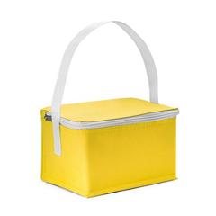 Vue Sac thermique 3L en 600D - Jeddah de couleur jaune| Krokrodeal