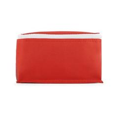 Vue Sac thermique 3L en 600D - Jeddah de couleur rouge| Krokrodeal