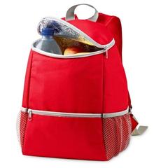 Vue Sac thermique 10L en 600D - Jaipur de couleur rouge| Krokrodeal