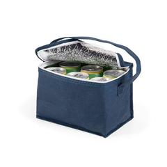 Vue Sac thermique 3L en intissé (80 g/m²) - Izmir de couleur bleu| Krokrodeal