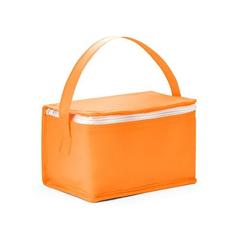 Vue Sac thermique 3L en intissé (80 g/m²) - Izmir de couleur orange| Krokrodeal