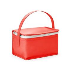 Vue Sac thermique 3L en intissé (80 g/m²) - Izmir de couleur rouge| Krokrodeal