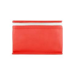 Vue Sac thermique 3L en intissé (80 g/m²) - Izmir de couleur rouge| Krokrodeal