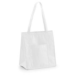 Vue Sac thermique en intissé (80 g/m²) - Rotterdam de couleur blanc| Krokrodeal