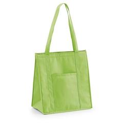 Vue Sac thermique en intissé (80 g/m²) - Rotterdam de couleur vert| Krokrodeal