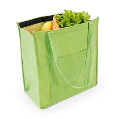 Vue Sac thermique en intissé (80 g/m²) - Rotterdam de couleur vert| Krokrodeal