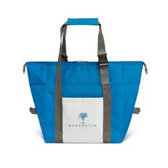 Vue Sac thermique 21L en 600D - Philadel de couleur bleu| Krokrodeal