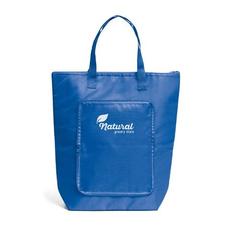 Vue Sac thermique pliable en 210D - Mayfair de couleur bleu| Krokrodeal