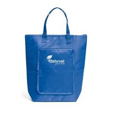 Vue Sac thermique pliable en 210D - Mayfair de couleur bleu| Krokrodeal