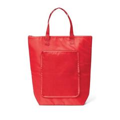 Vue Sac thermique pliable en 210D - Mayfair de couleur rouge| Krokrodeal