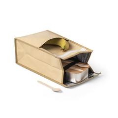 Vue Sac thermique jusqu'à 4L en papier isolant - York de couleur beige| Krokrodeal