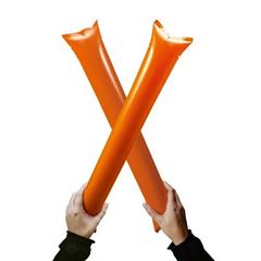 Vue Mains d'applaudissements - Sainz de couleur orange| Krokrodeal
