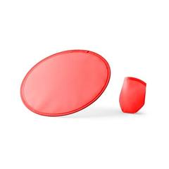 Vue Disque volant pliable en 190T - Jurua de couleur rouge| Krokrodeal