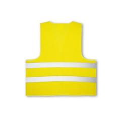 Vue Gilet haute visibilité 100% polyester - Yellowstone de couleur jaune| Krokrodeal