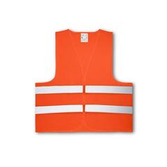 Vue Gilet haute visibilité 100% polyester - Yellowstone de couleur orange| Krokrodeal