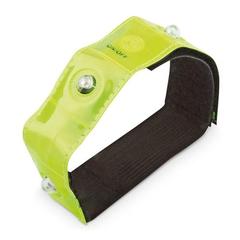 Vue Bracelet reflecteur - Visible de couleur jaune| Krokrodeal