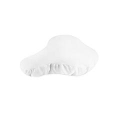 Vue Housse de selle en PET 210D (100% rPET) - Bartali de couleur blanc| Krokrodeal