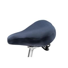 Vue Housse de selle en PET 210D (100% rPET) - Bartali de couleur bleu| Krokrodeal
