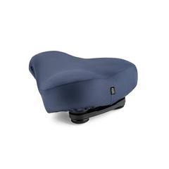 Vue Housse de selle en PET 210D (100% rPET) - Bartali de couleur bleu| Krokrodeal