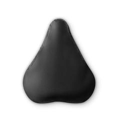 Vue Housse de selle en PET 210D (100% rPET) - Bartali de couleur noir| Krokrodeal
