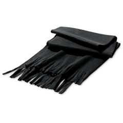Vue Echarpe en polaire (200 g/m²) - Jason de couleur noir| Krokrodeal