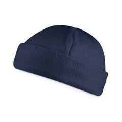 Vue Bonnet en polaire (220 g/m²) - Tory de couleur bleu| Krokrodeal