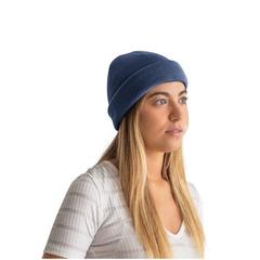 Vue Bonnet unisexe PET (100% rPET) - Carl de couleur bleu| Krokrodeal