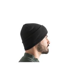 Vue Bonnet unisexe PET (100% rPET) - Carl de couleur noir| Krokrodeal