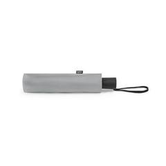 Vue Parapluie pliable en rPET avec ouverture automatique - Cimone de couleur gris| Krokrodeal