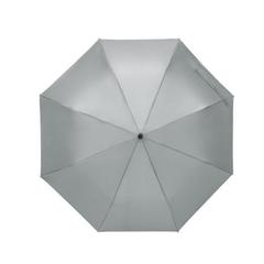 Vue Parapluie pliable en rPET avec ouverture automatique - Cimone de couleur gris| Krokrodeal