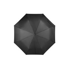 Vue Parapluie pliable en rPET avec ouverture automatique - Cimone de couleur noir| Krokrodeal