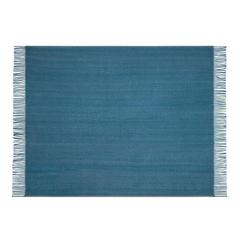 Vue Couverture 100% acrylique avec ruban pour carte de personnalisation (270 g/m²) - Smooth de couleur bleu| Krokrodeal