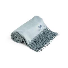 Vue Couverture 100% acrylique avec ruban pour carte de personnalisation (270 g/m²) - Smooth de couleur gris| Krokrodeal