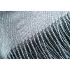 Vue Couverture 100% acrylique avec ruban pour carte de personnalisation (270 g/m²) - Smooth de couleur gris| Krokrodeal