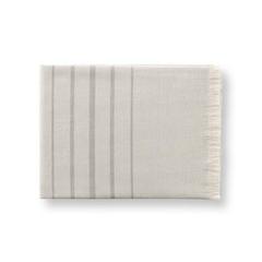 Vue Serviette de toilette multifonctionnelle et de bain (260g/m²) en coton et en coton recyclé - Caplan de couleur gris| Krokrodeal