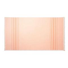 Vue Serviette de toilette multifonctionnelle et de bain (260g/m²) en coton et en coton recyclé - Caplan de couleur orange| Krokrodeal